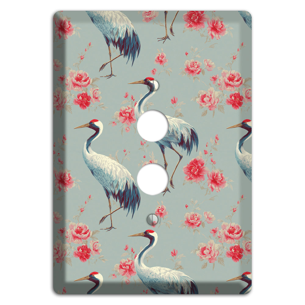 Rose Mist Vigil 1 Pushbutton Wallplate