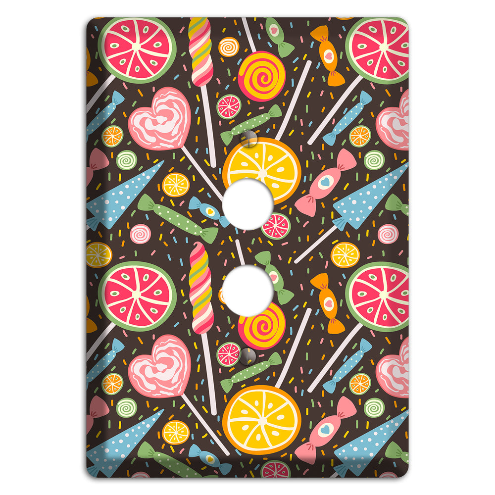 Candy Carnival (Dark) 1 Pushbutton Wallplate
