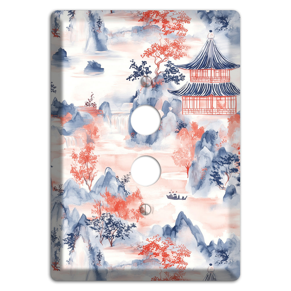 Ink & Ember Peaks 1 Pushbutton Wallplate