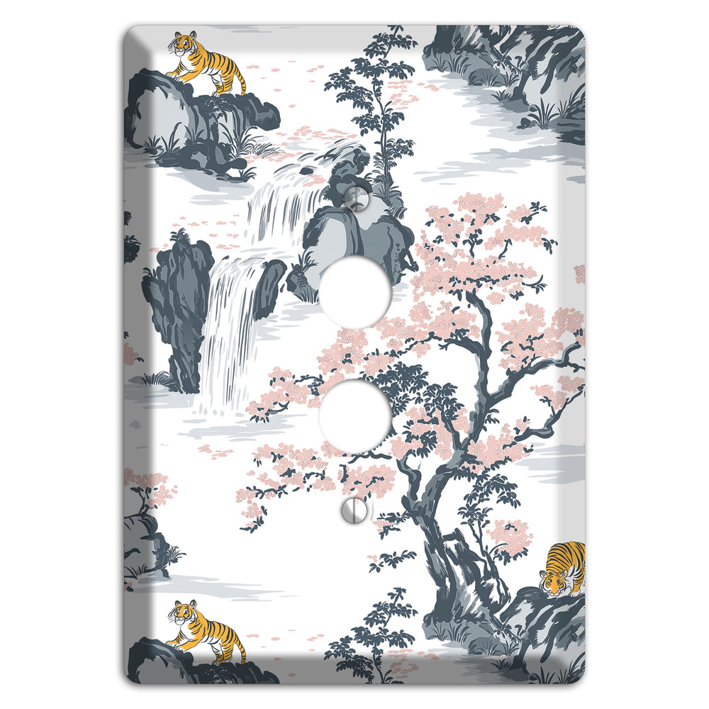 Tiger's Mountain Vigil 1 Pushbutton Wallplate