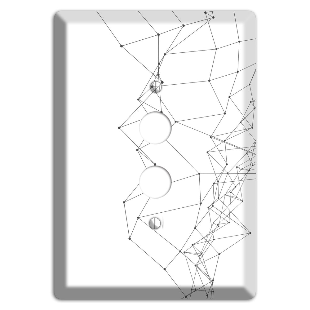 Neural Drift Lines 1 Pushbutton Wallplate