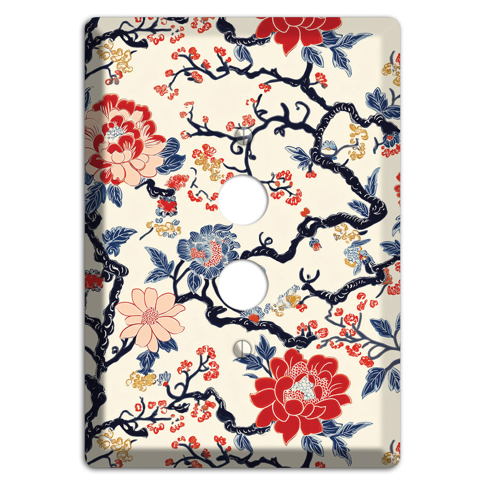 Crimson Branch Reverie 1 Pushbutton Wallplate