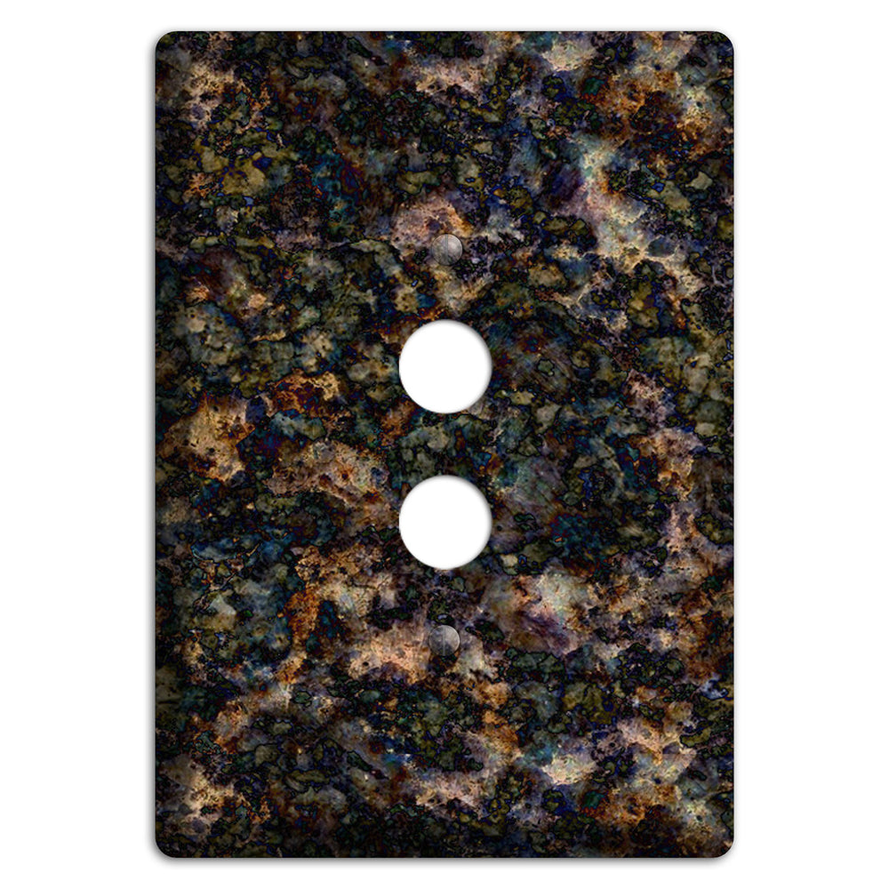 Volga Blue Granite 1 Pushbutton Wallplate