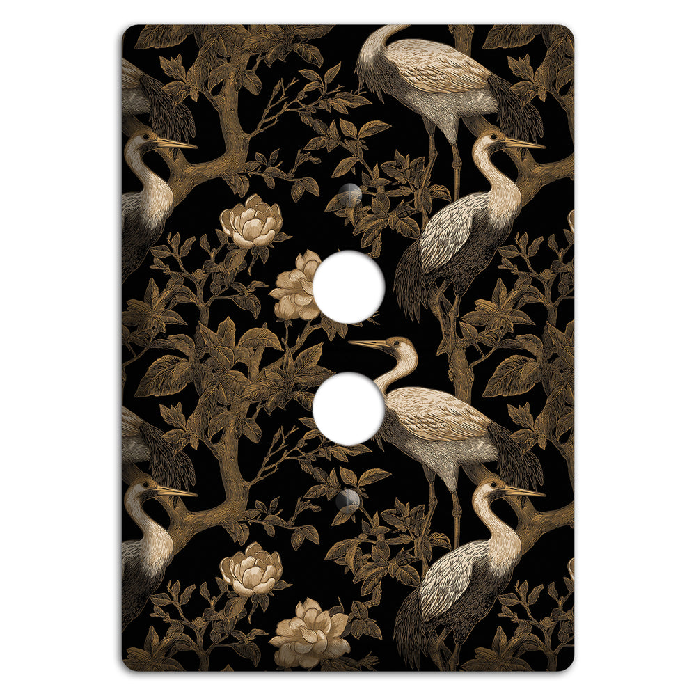 Obsidian Heron Dusk 1 Pushbutton Wallplate