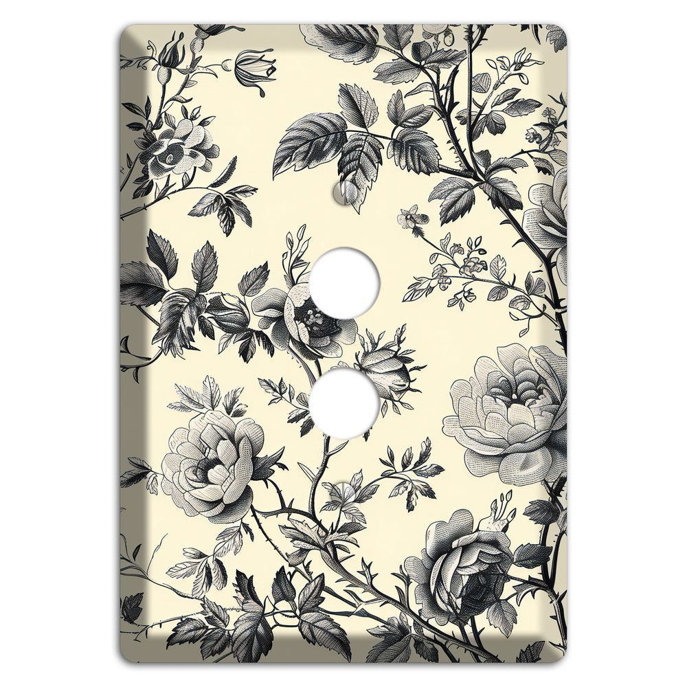Thorned Reverie 1 Pushbutton Wallplate