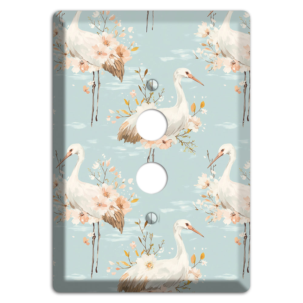 Celadon Crane Reverie 1 Pushbutton Wallplate