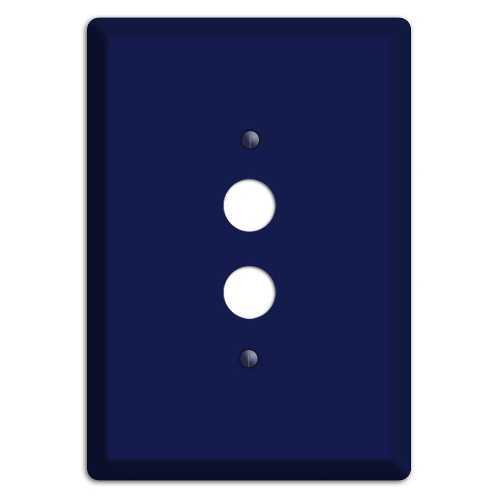 Baxter Midnight Navy Solid 1 Pushbutton Wallplate