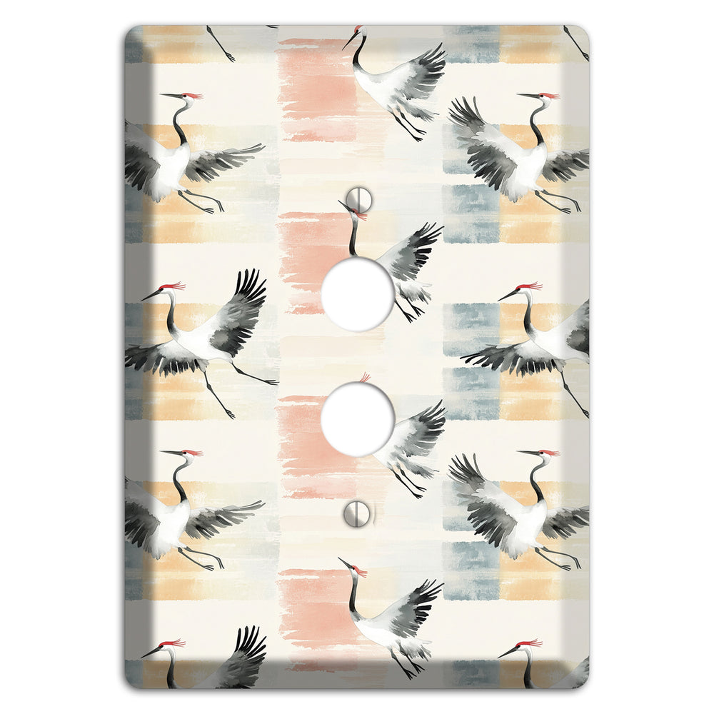 Blush Patchwork Flight 1 Pushbutton Wallplate