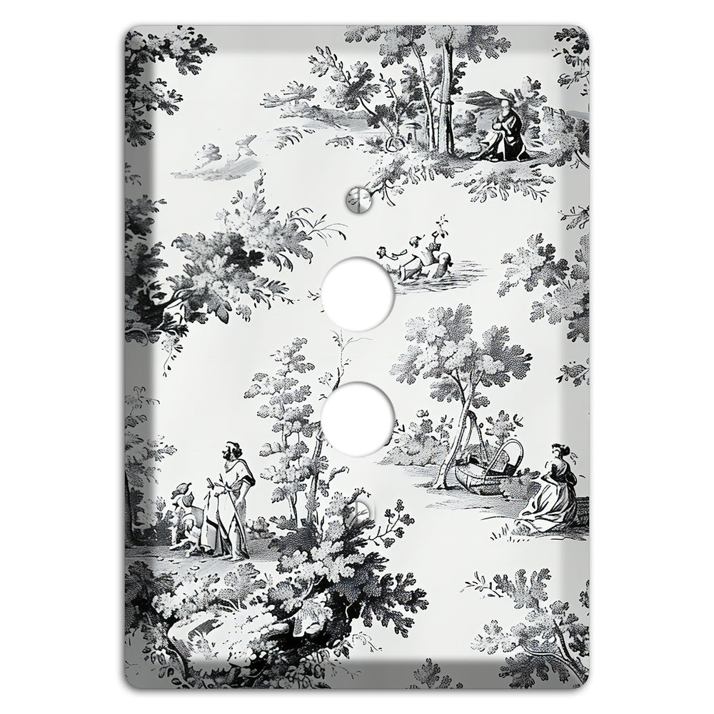 Pastoral Whisper 1 Pushbutton Wallplate