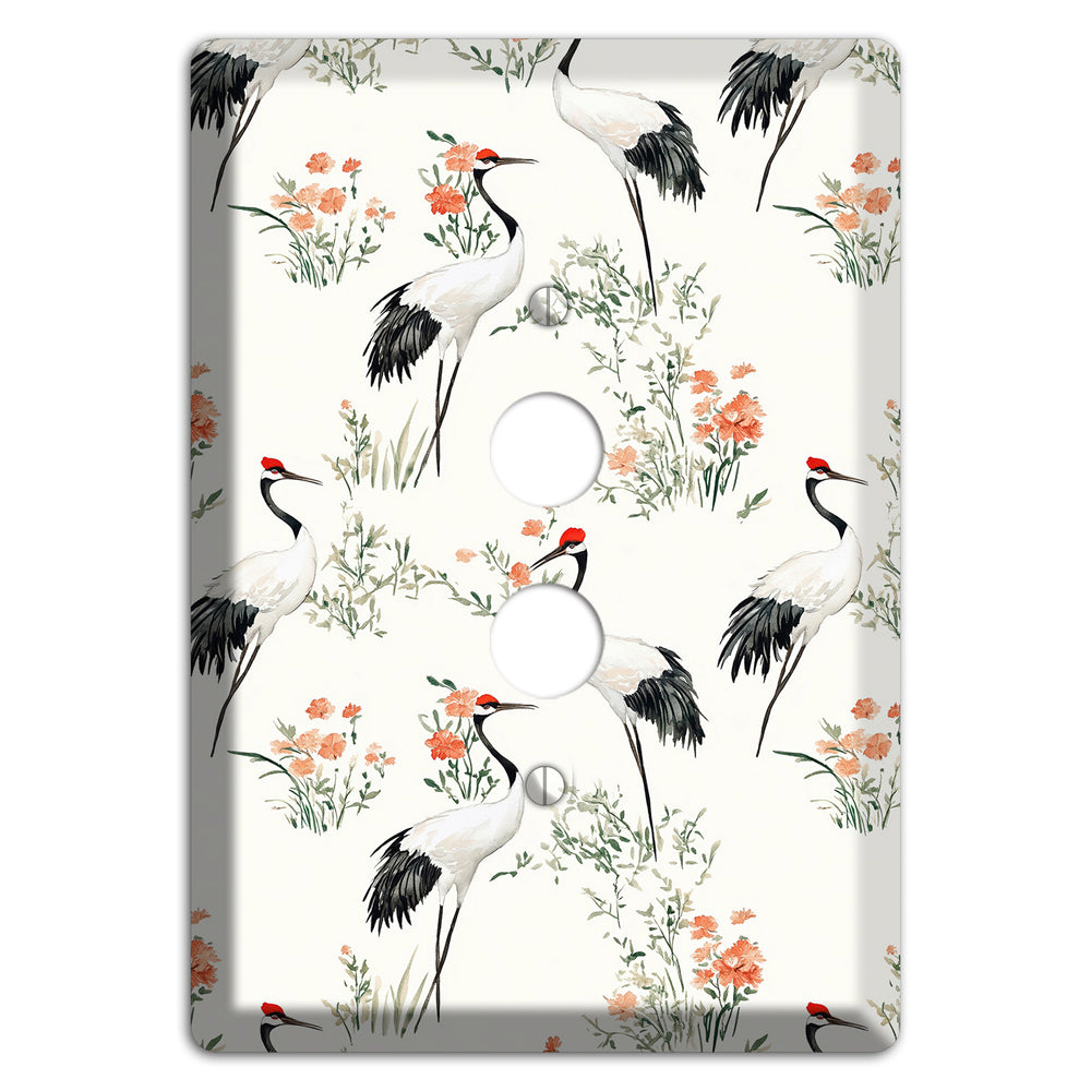 Coral Meadow Flight 1 Pushbutton Wallplate