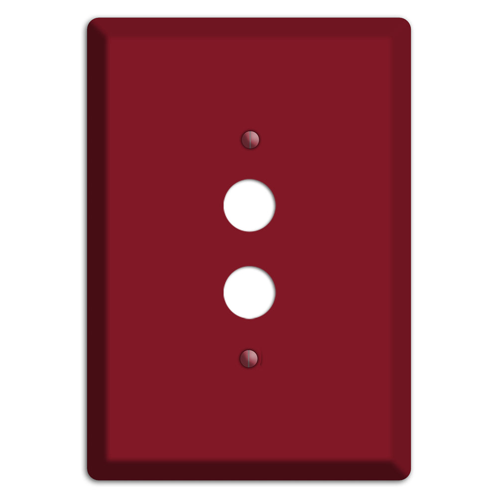 Baxter Burgundy Wine 1 Pushbutton Wallplate