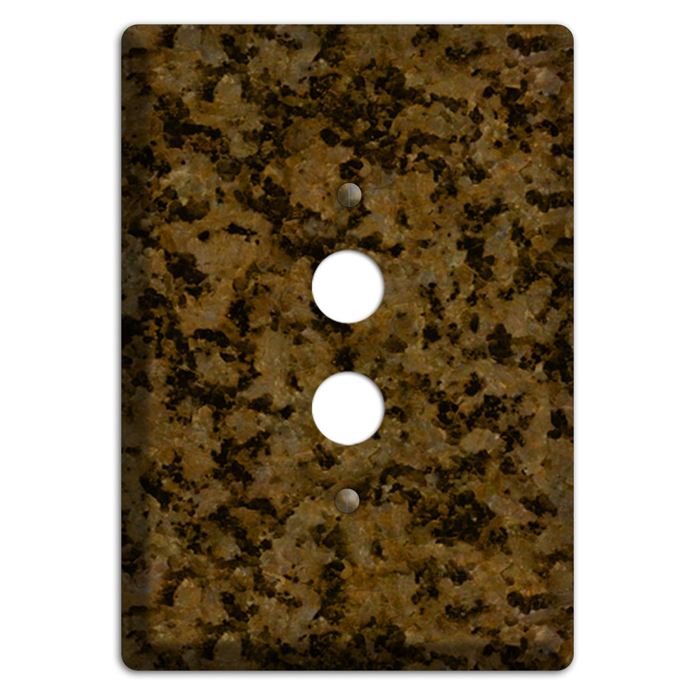 Tropic Brown Granite 1 Pushbutton Wallplate