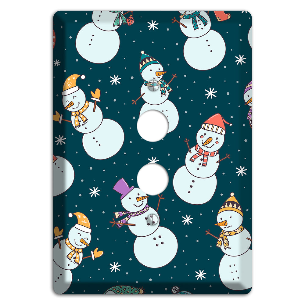 Snowman Celebration 1 Pushbutton Wallplate