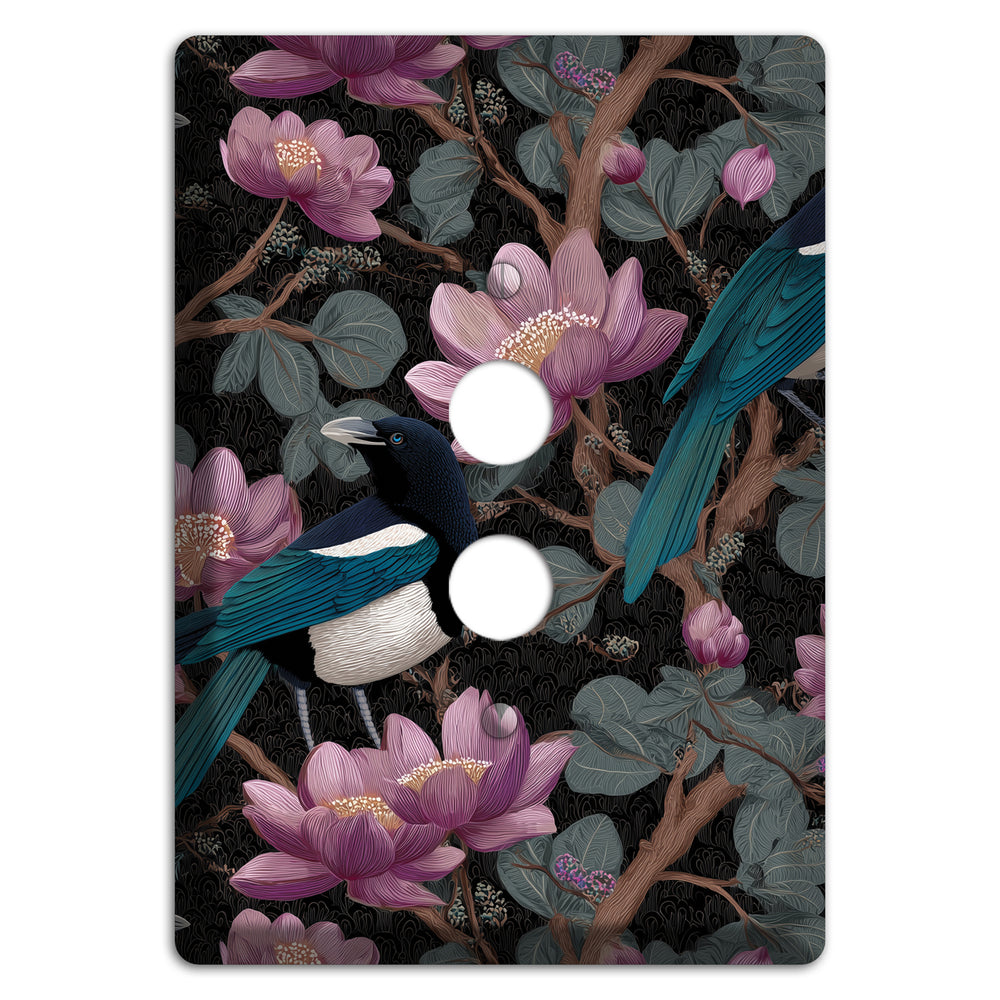 Magpie Moon Garden 1 Pushbutton Wallplate