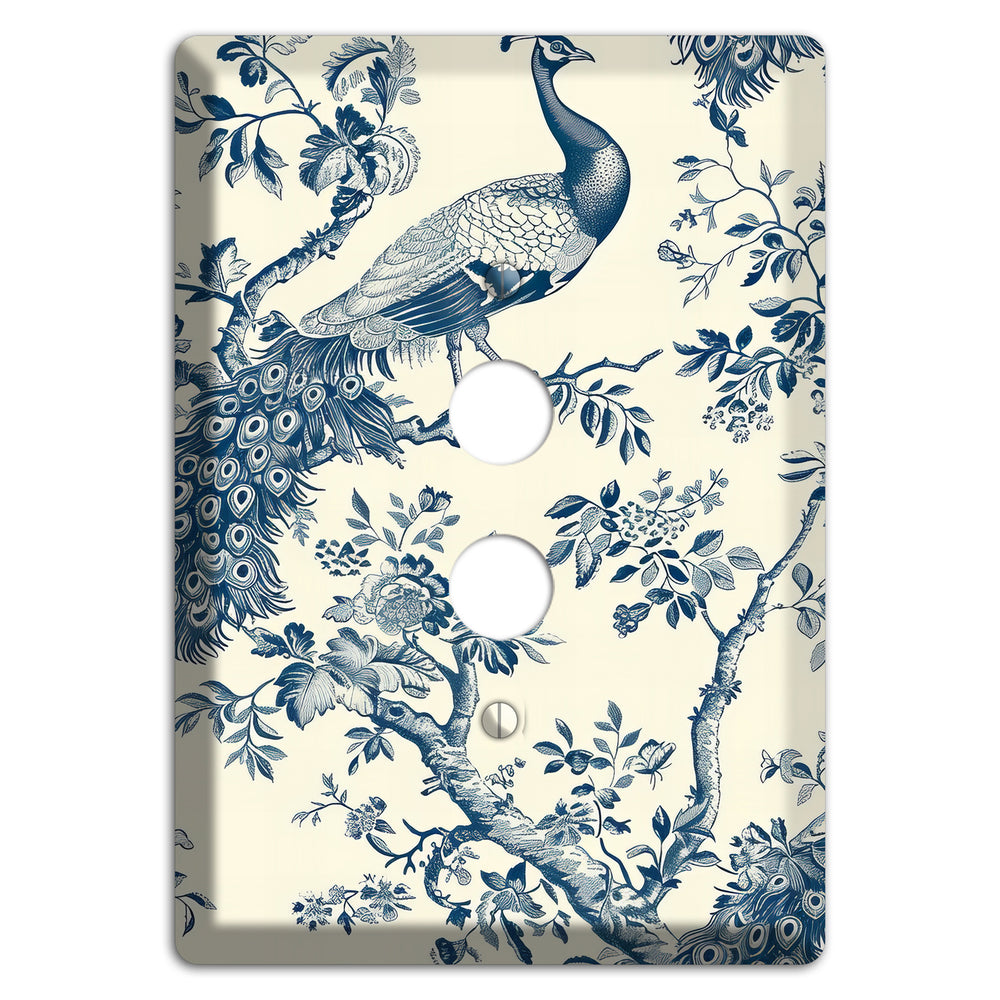 Peacock Court 1 Pushbutton Wallplate