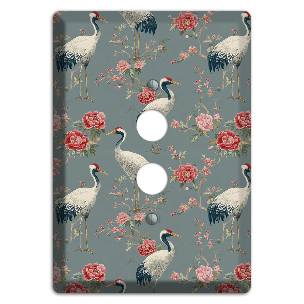Slate Peony Vigil 1 Pushbutton Wallplate