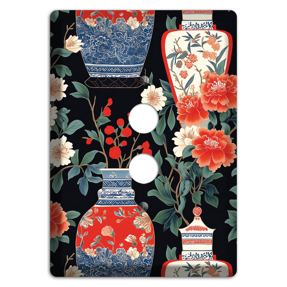 Porcelain Garden Dusk 1 Pushbutton Wallplate