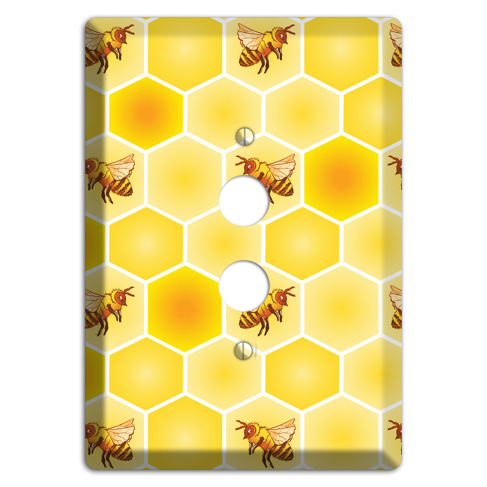 Honeycomb Colony 1 Pushbutton Wallplate
