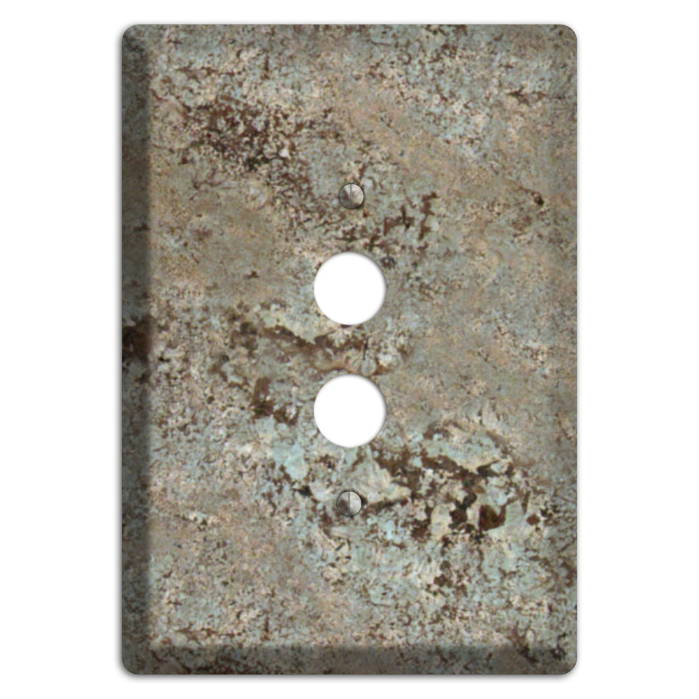 Delicatus White Granite 1 Pushbutton Wallplate