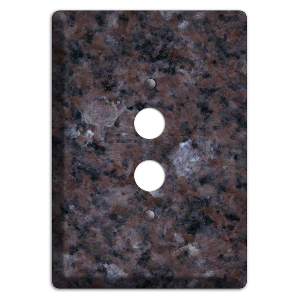 Tan Brown Granite 1 Pushbutton Wallplate
