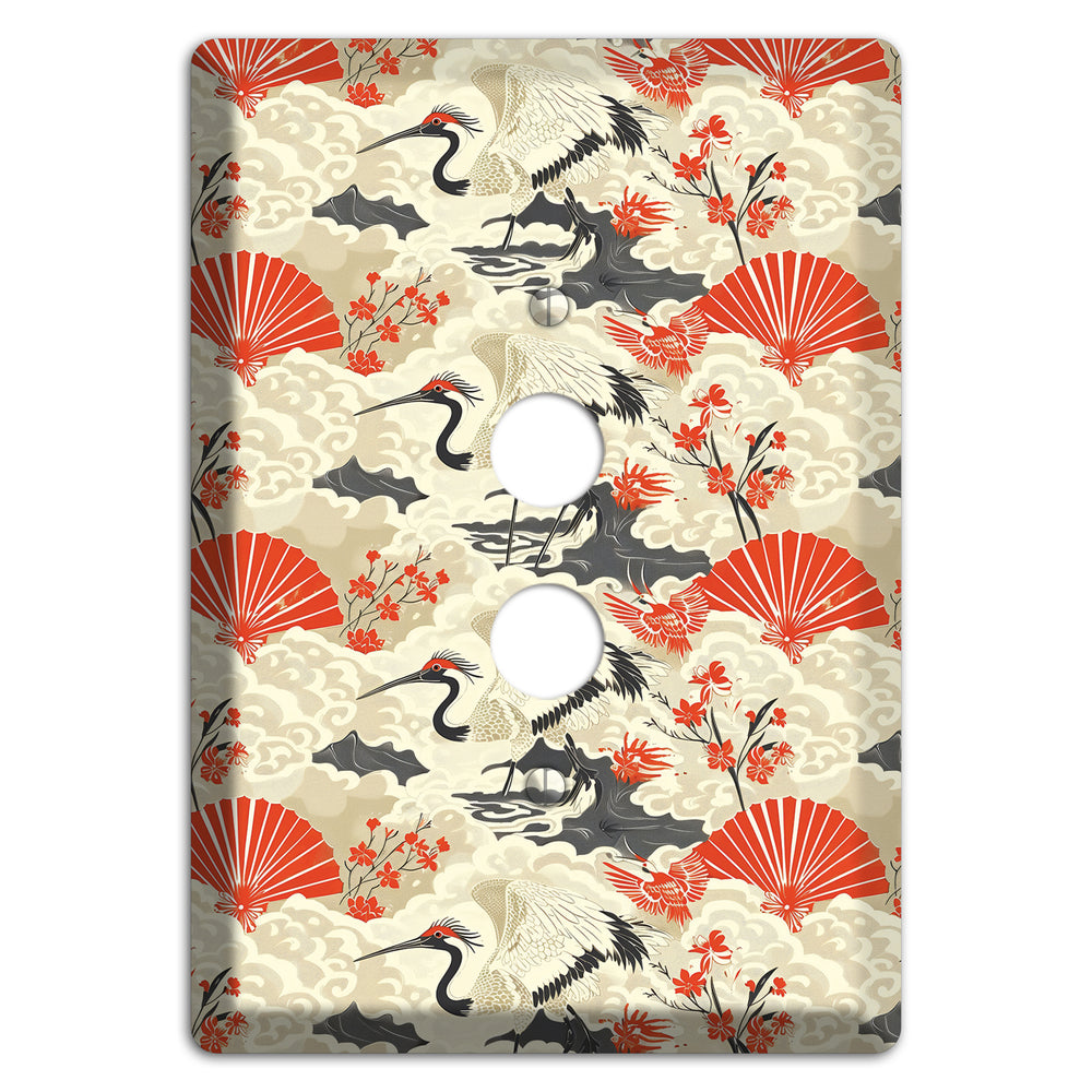 Vermillion Mist Reverie 1 Pushbutton Wallplate