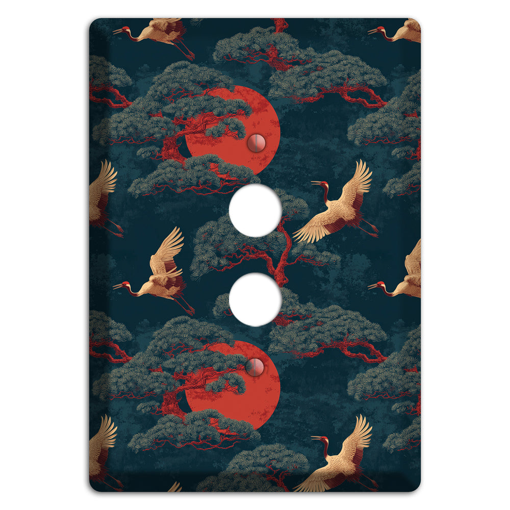 Vermillion Moon Ascent 1 Pushbutton Wallplate