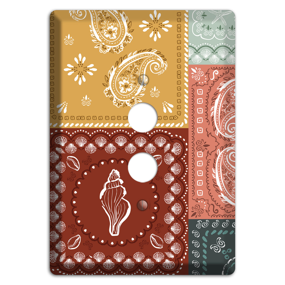 Patchwork Shore Reverie 1 Pushbutton Wallplate