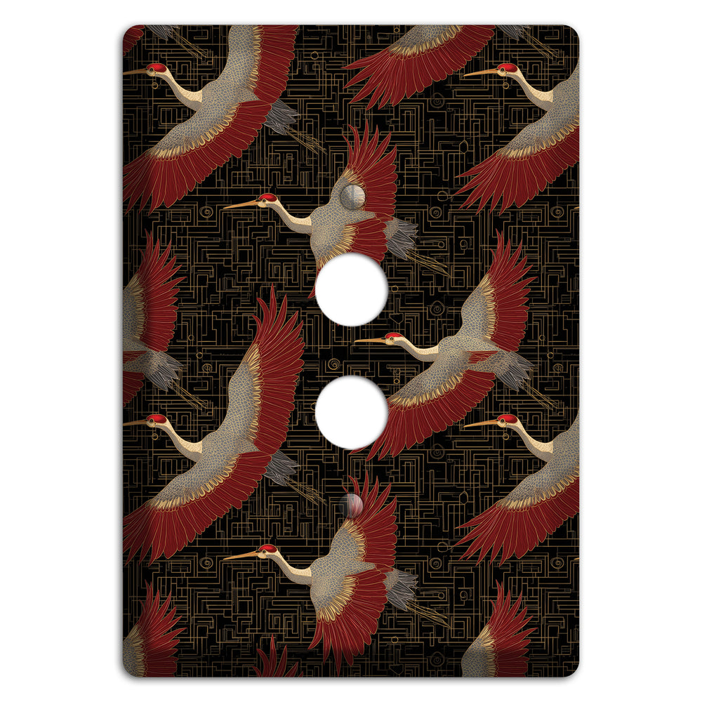 Scarlet Circuit Flight 1 Pushbutton Wallplate
