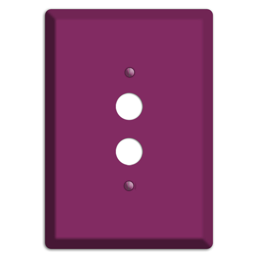 Baxter Plum Wine 1 Pushbutton Wallplate