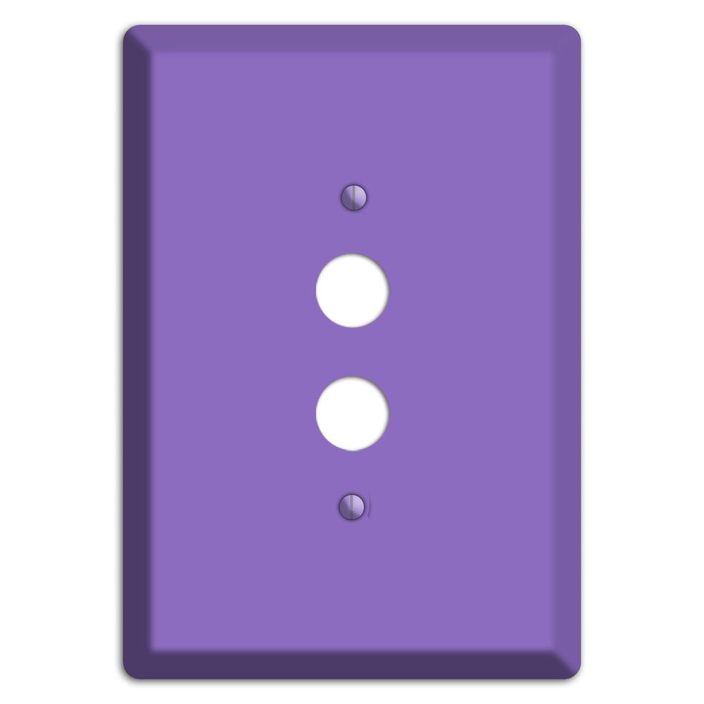 Baxter Violet Bloom 1 Pushbutton Wallplate