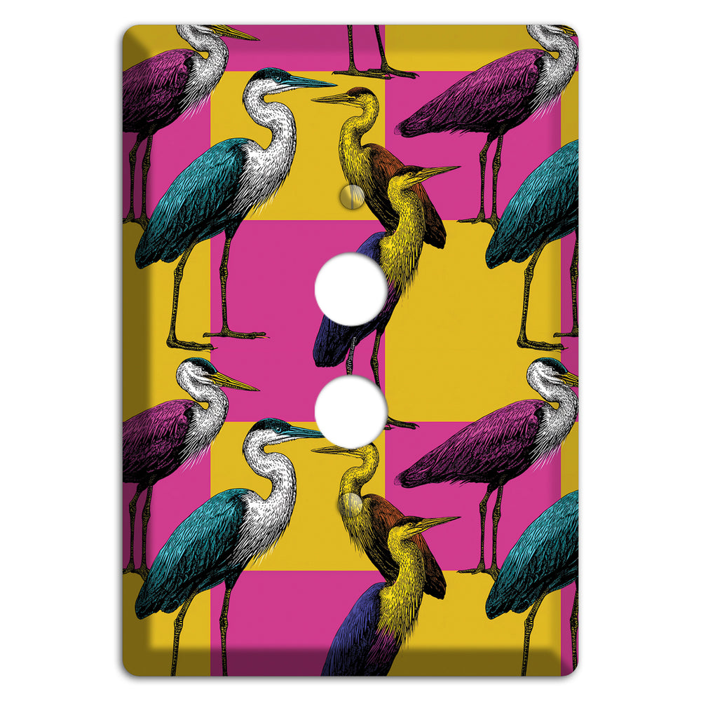 Magenta Heron Grid 1 Pushbutton Wallplate
