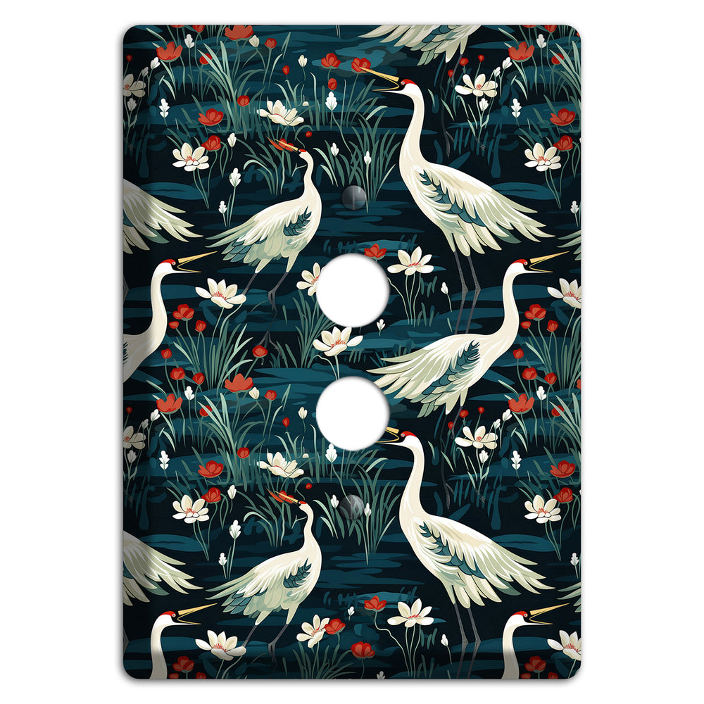 Midnight Lotus Marsh 1 Pushbutton Wallplate