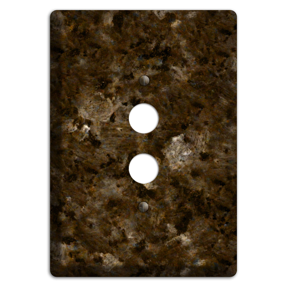 Tropical Brown Granite 1 Pushbutton Wallplate