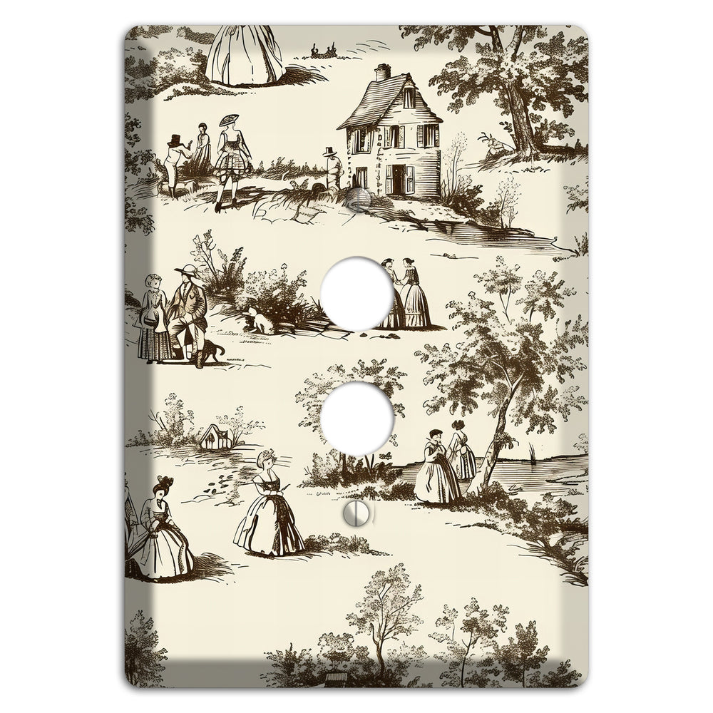 Country Promenade 1 Pushbutton Wallplate