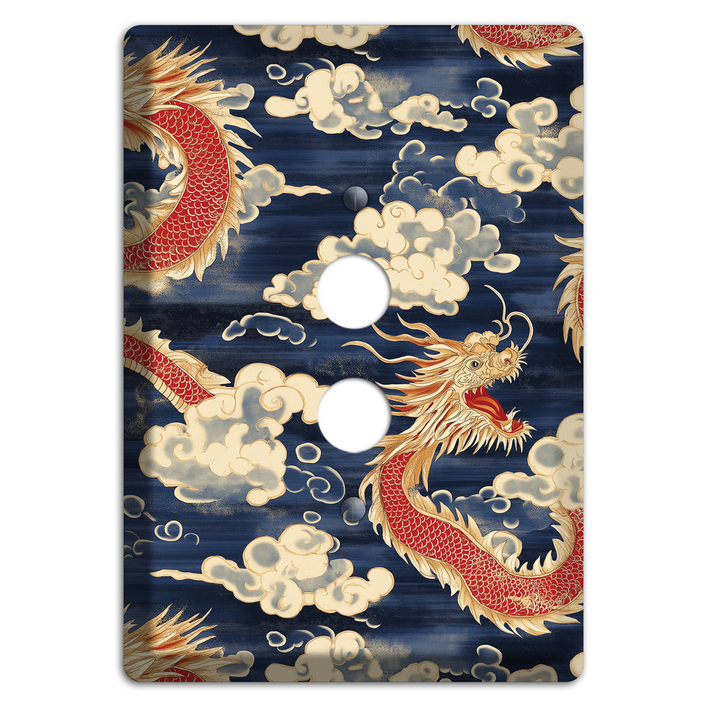 Sovereign Sky Dragons 1 Pushbutton Wallplate