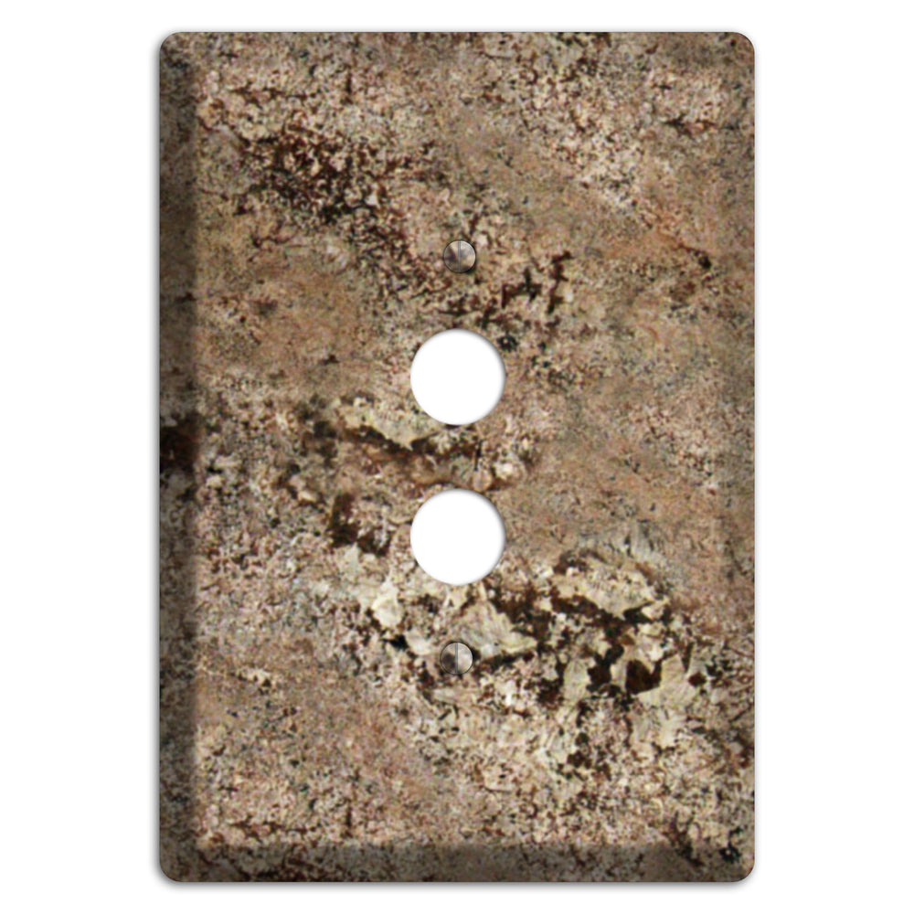 Crema Bordeaux Granite 1 Pushbutton Wallplate