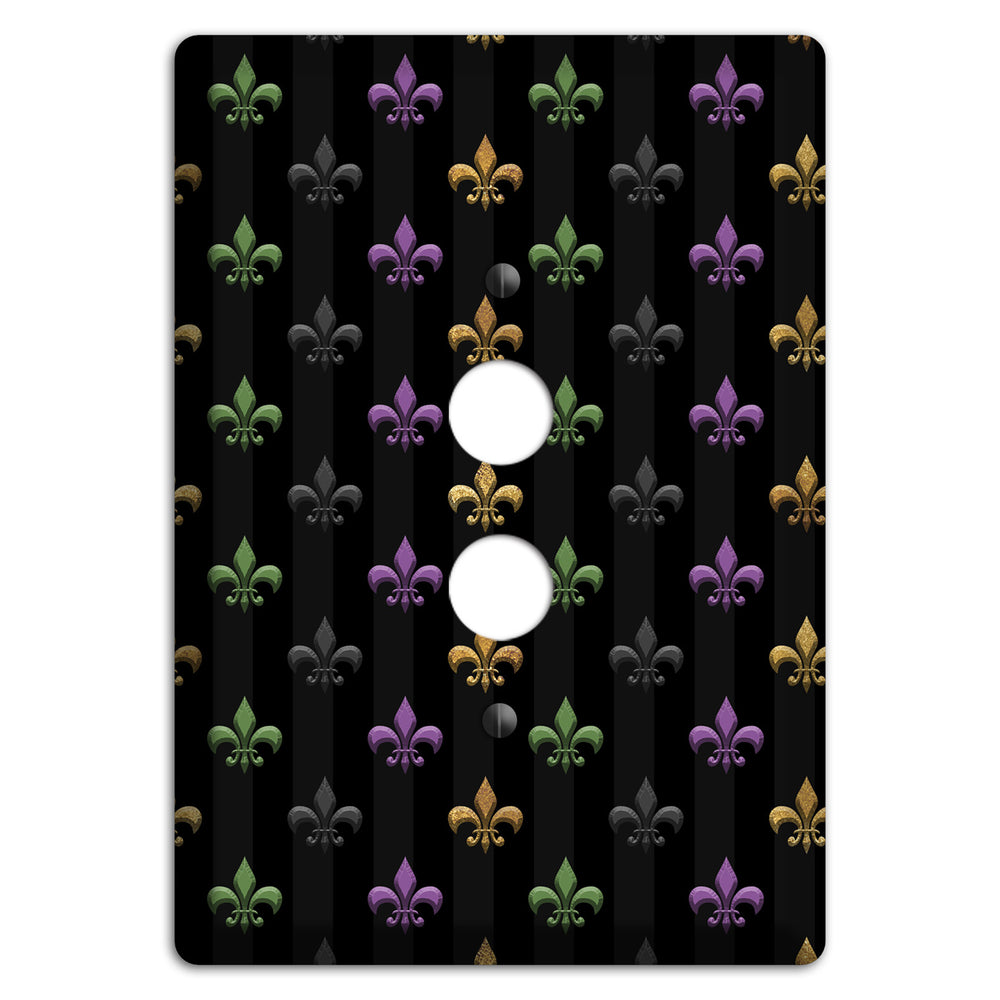 Midnight Fleur 1 Pushbutton Wallplate