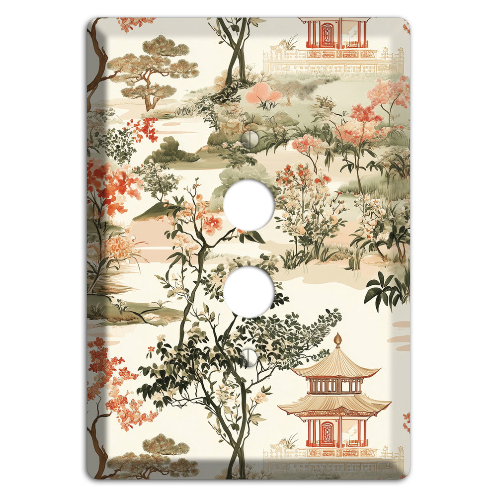 Pavilion & Petal 1 Pushbutton Wallplate
