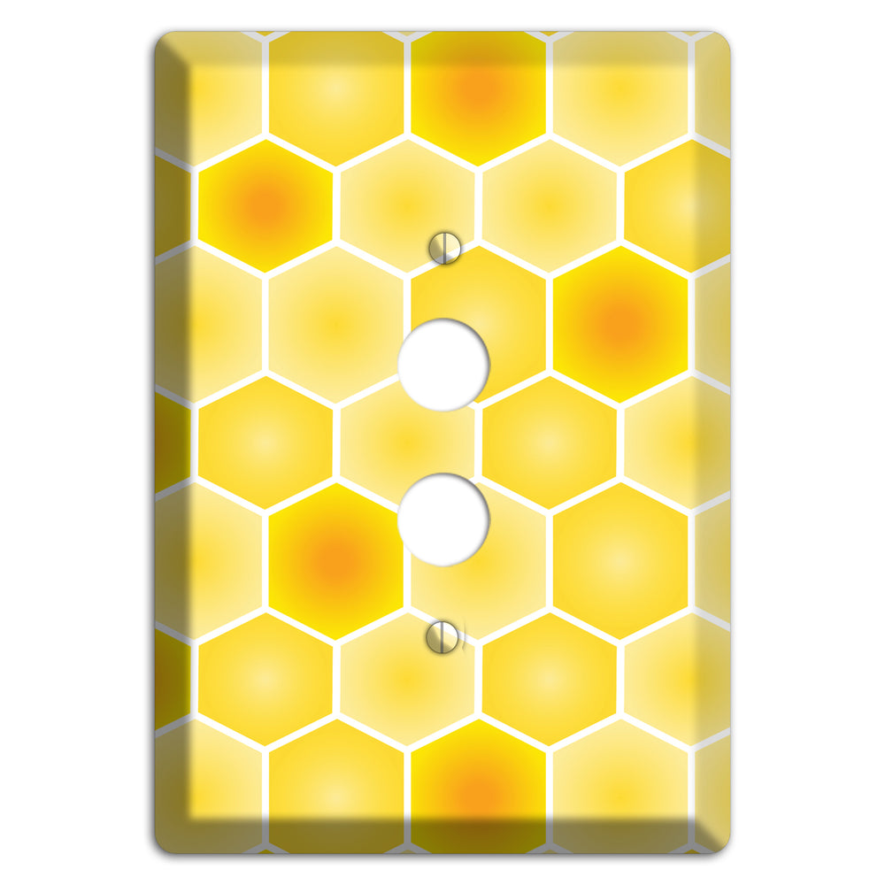 Liquid Gold Lattice 1 Pushbutton Wallplate