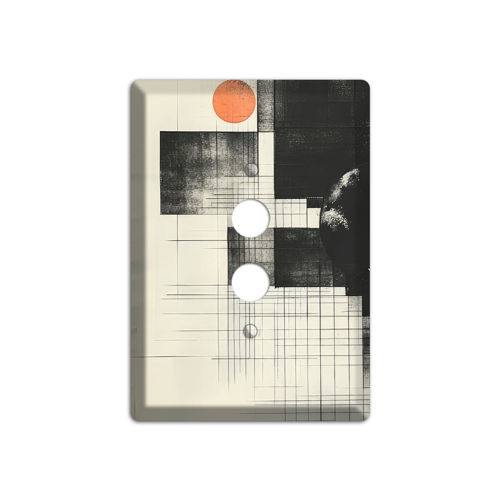 Eclipse Over Blueprint 1 Pushbutton Wallplate