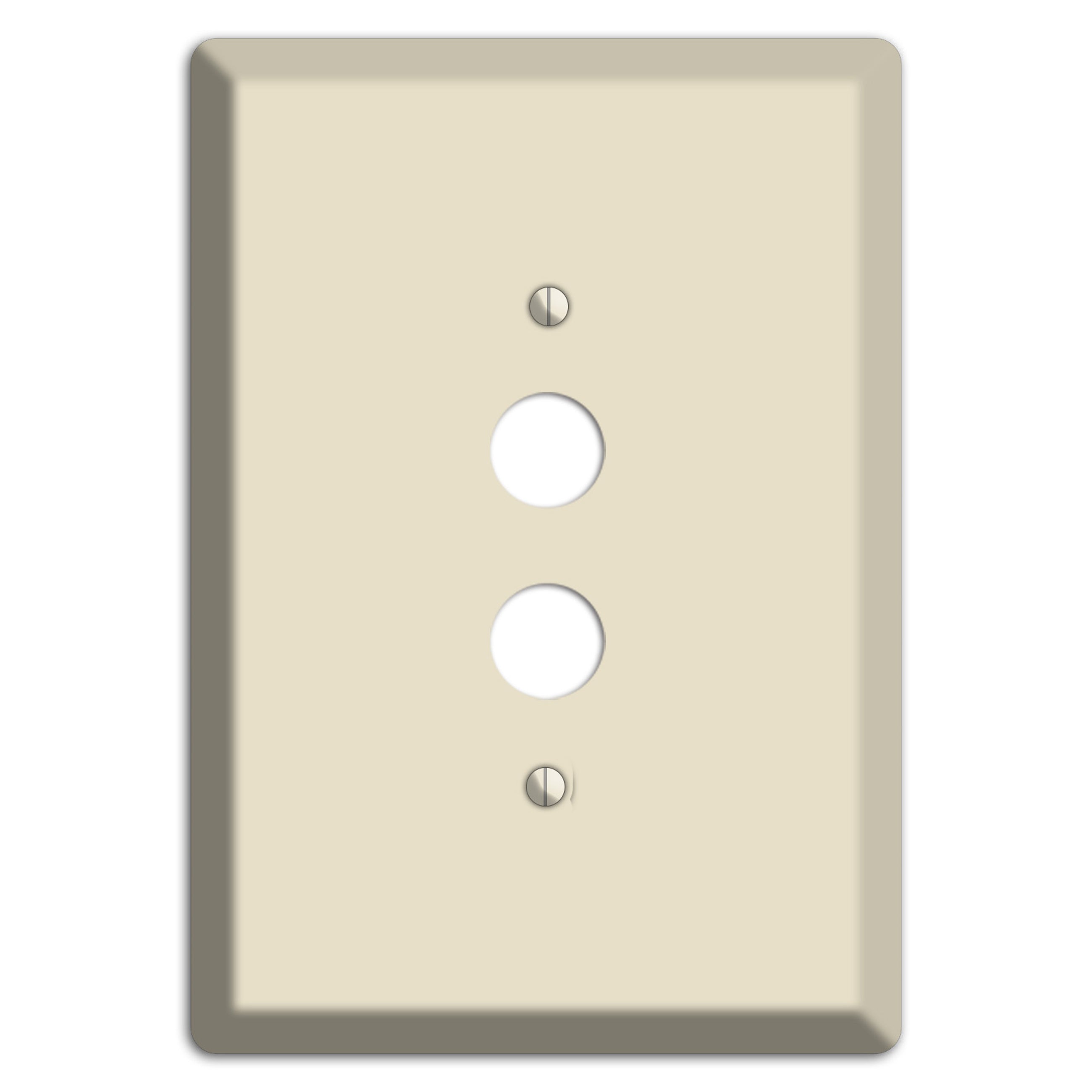 Baxter Ivory Cream 1 Pushbutton Wallplate