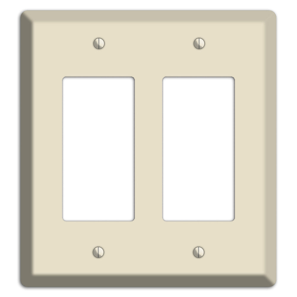 Baxter Ivory Cream 2 Rocker Wallplate