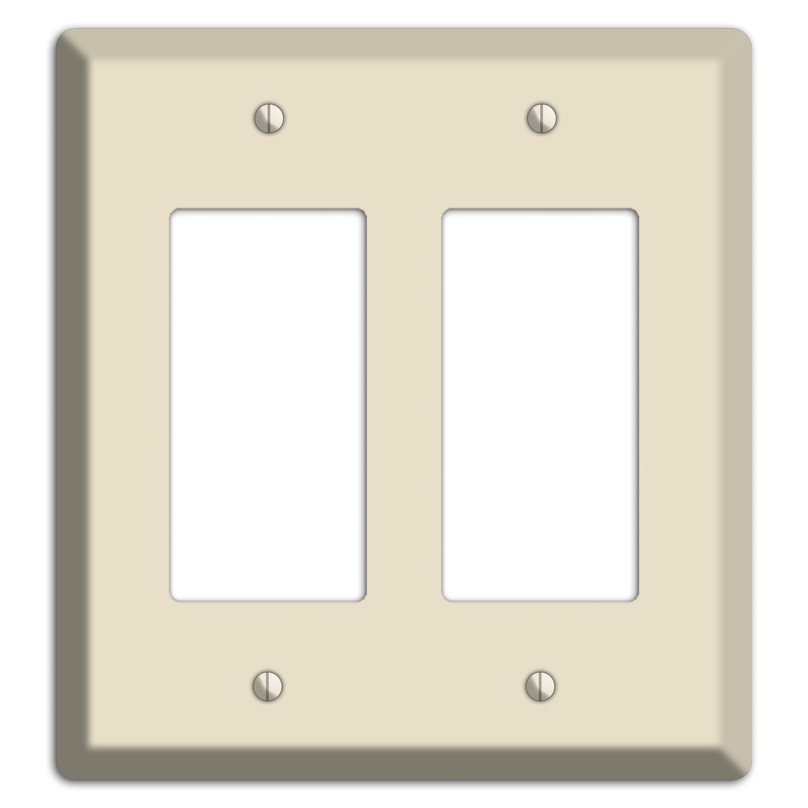 Baxter Ivory Cream 2 Rocker Wallplate