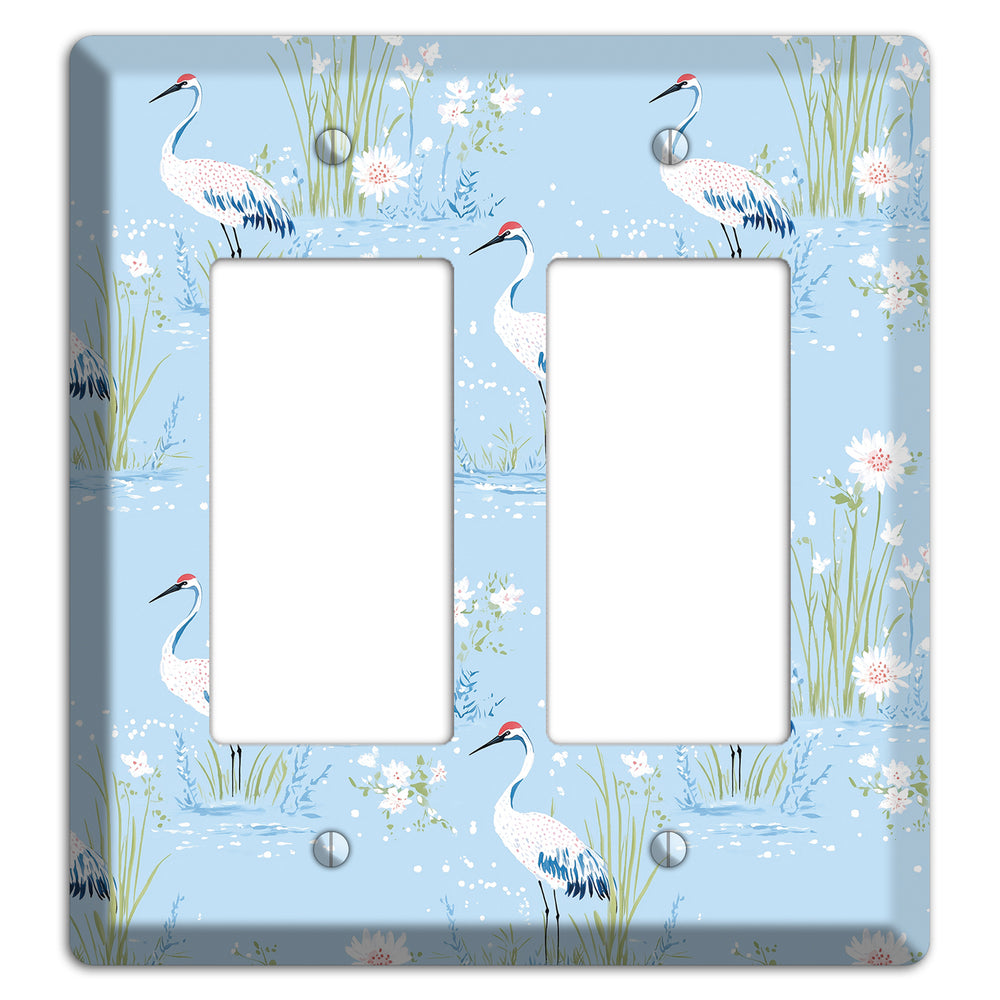 Powder Blue Marsh 2 Rocker Wallplate