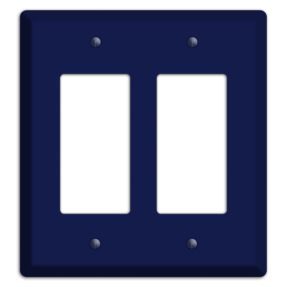 Baxter Midnight Navy Solid 2 Rocker Wallplate