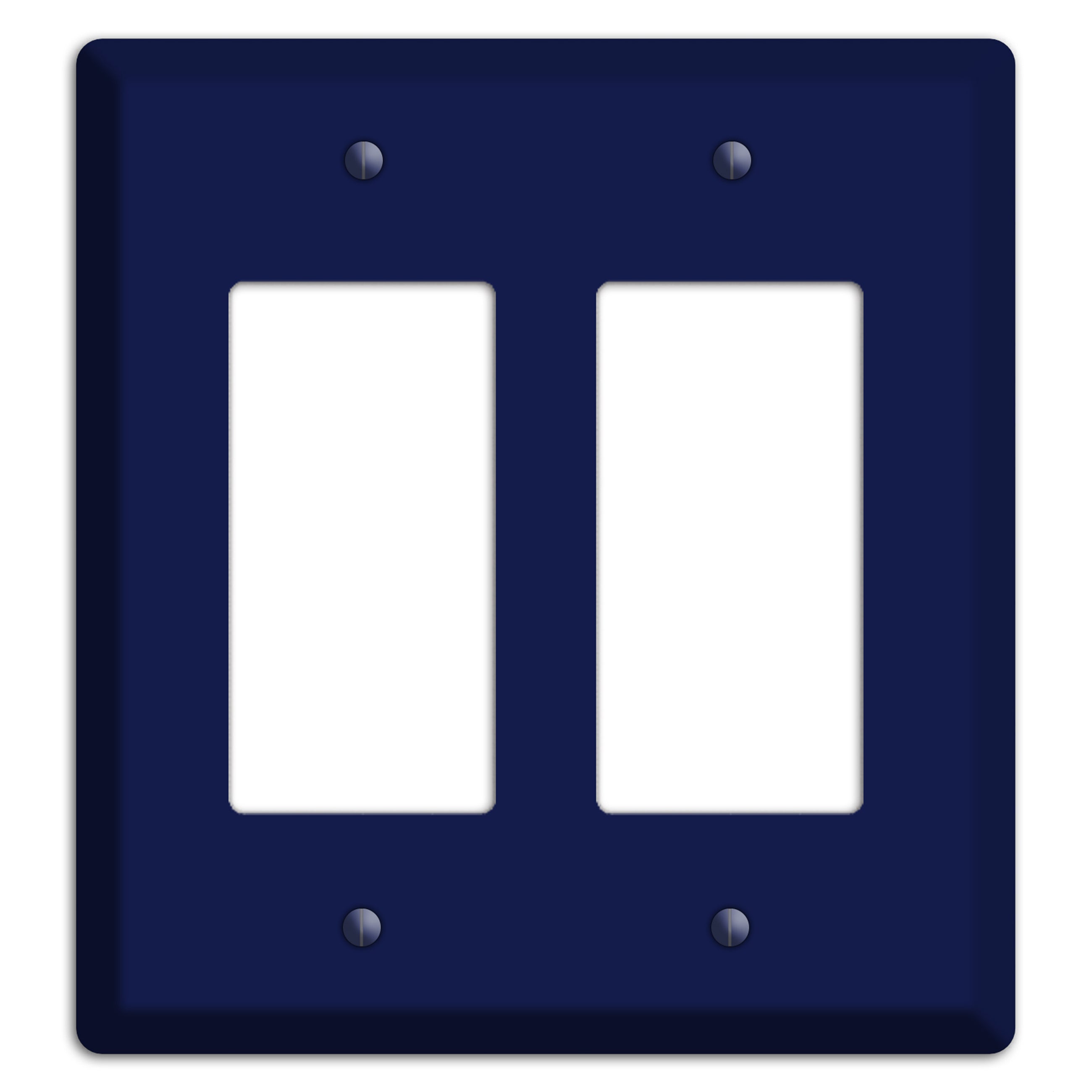 Baxter Midnight Navy Solid 2 Rocker Wallplate