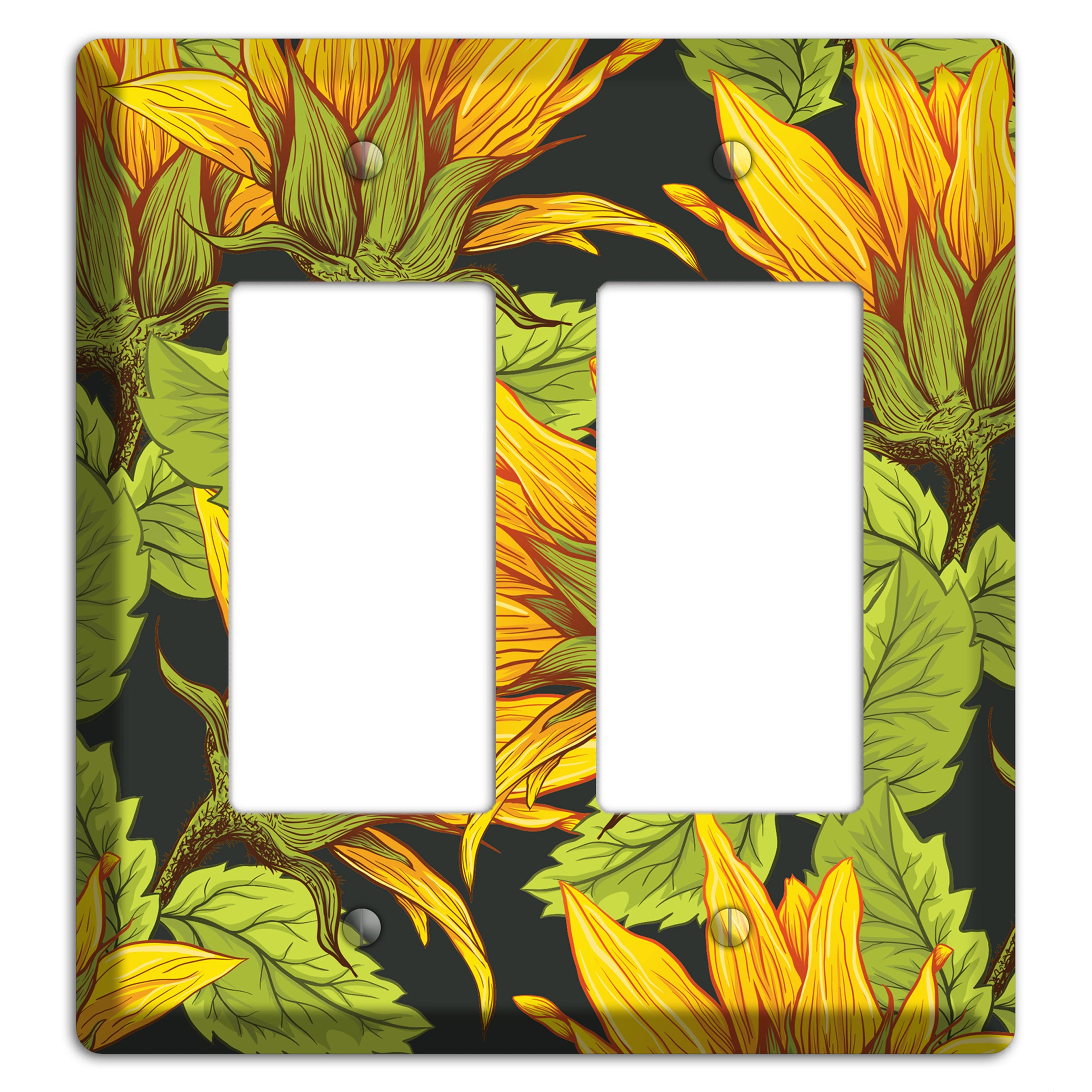 Gilded Bloom Tangle 2 Rocker Wallplate