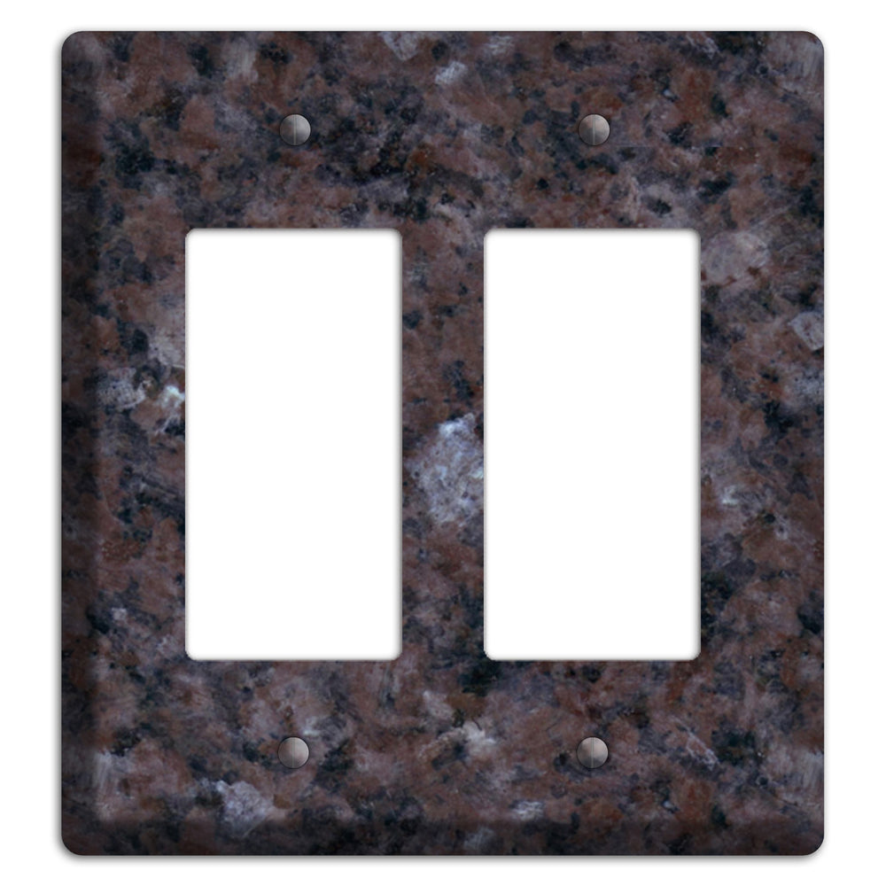 Tan Brown Granite 2 Rocker Wallplate