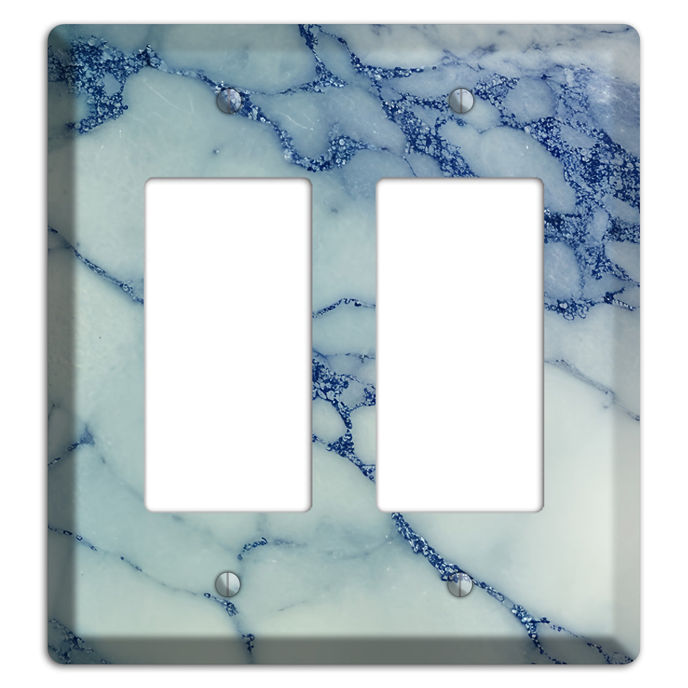 Opal marble 2 Rocker Wallplate