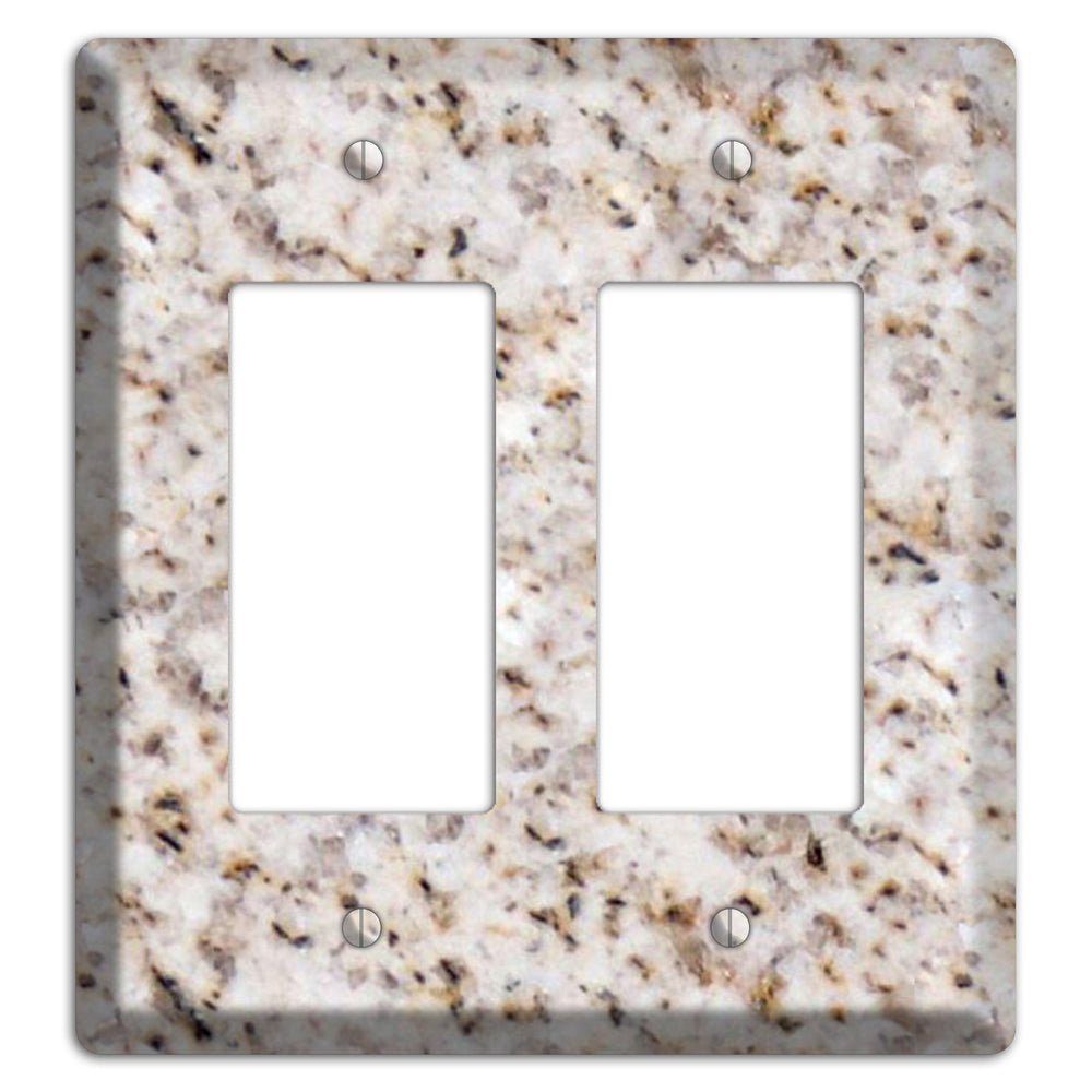 Luna Pearl Granite 2 Rocker Wallplate